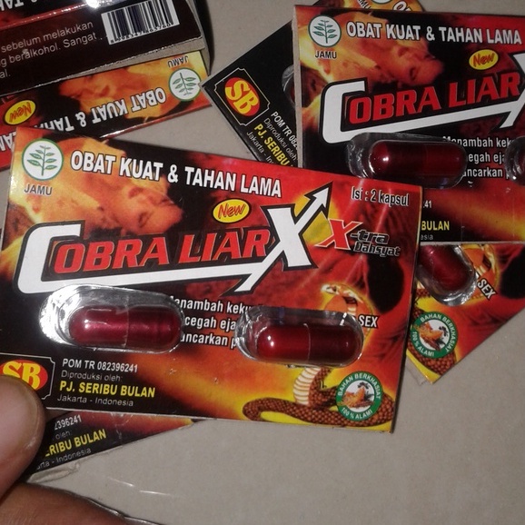 Paket 50 box Kapsul Cobra Liar Jamu Kapsul Obat Kuat