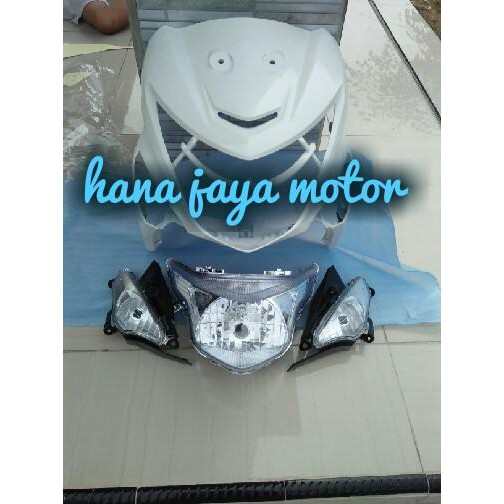 Tameng Depan Beat Pop Full Set Cover Body Depan Honda Beat Pop Dan Reflektor Dan Sen Shopee Indonesia