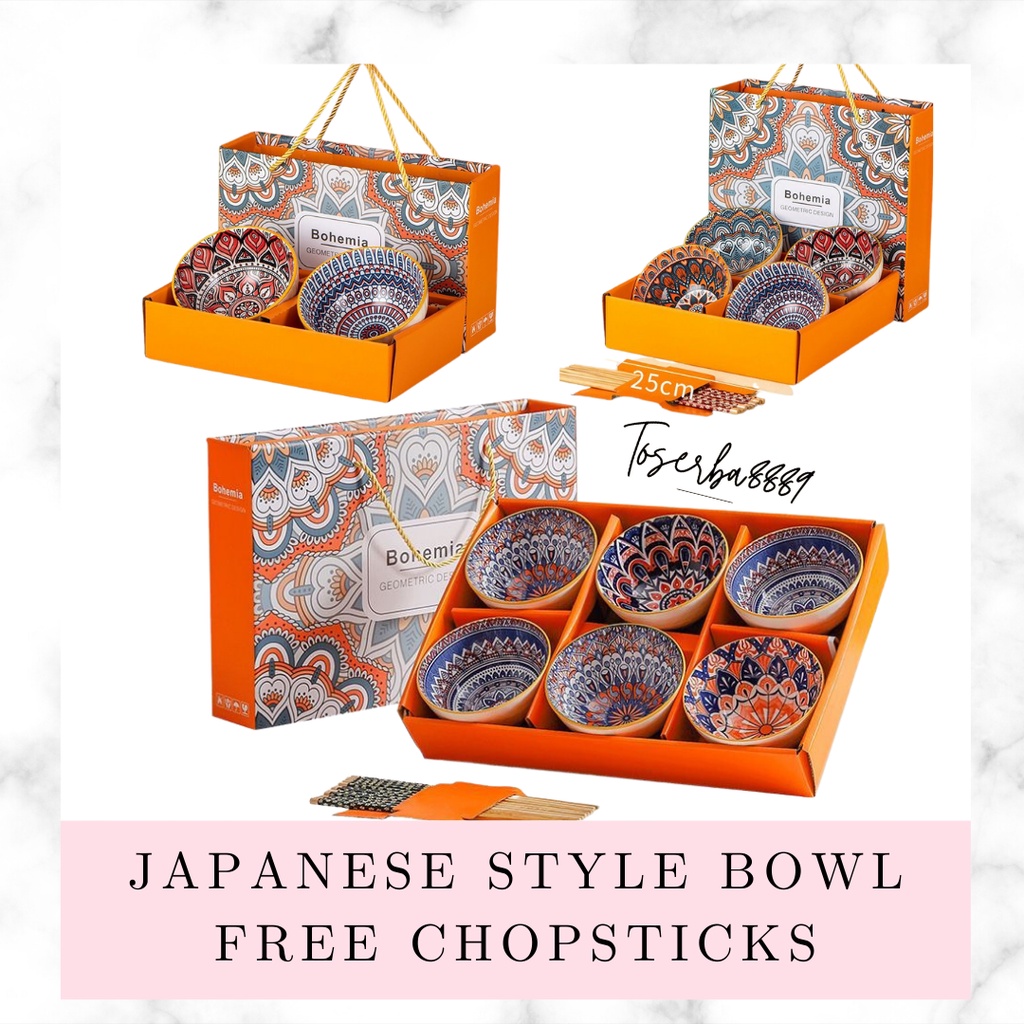 HAMPER LEBARAN SET/ Japanese Style Bowl And Plate / Mangkok Set / HAMPERS / HAMPERS LEBARAN/ mangkok premium bowl/ hampers idul fitri lebaran/ hampers imlek CNY/ hampers christmas