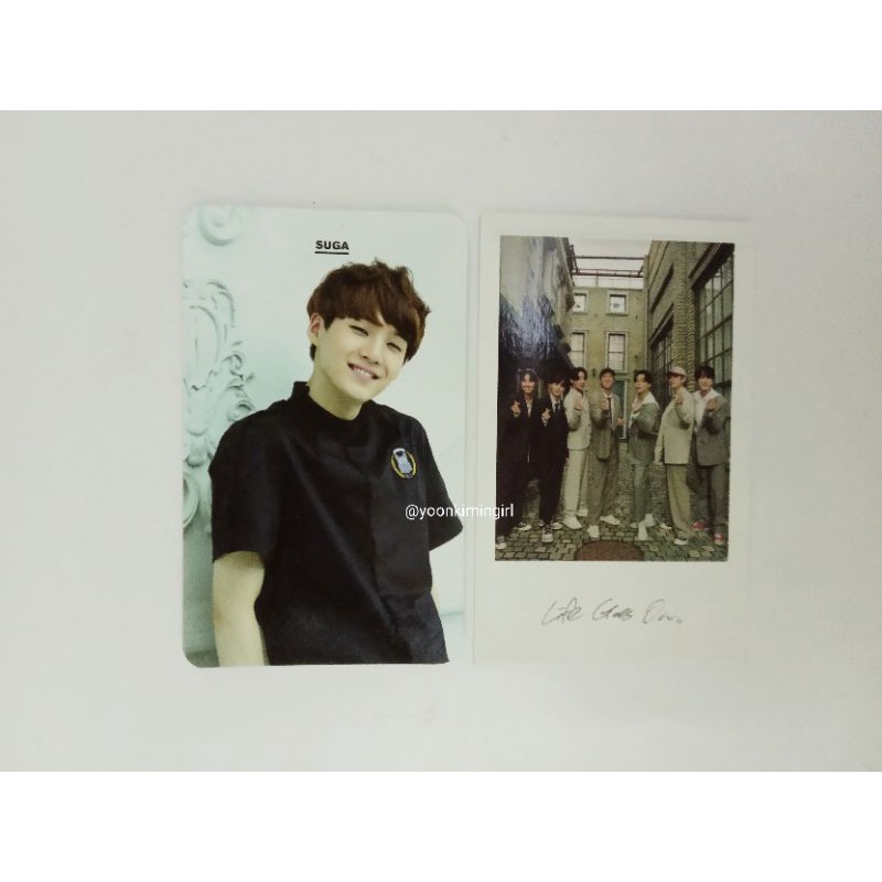 photocard yoongi orul suga YNWA  jhope answer f polaroid grup BE