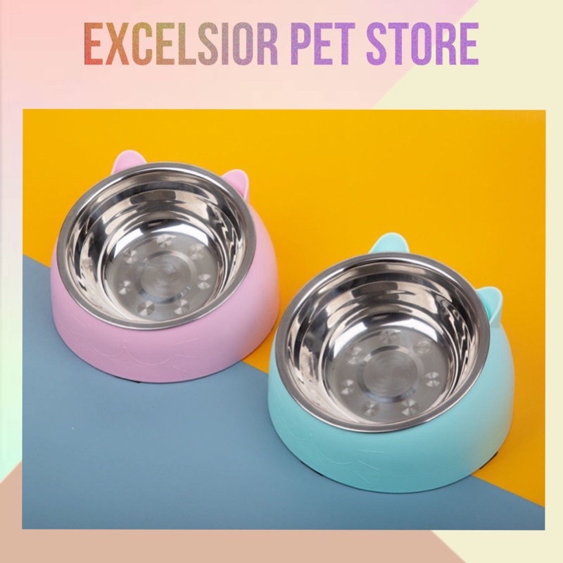 Pet Bowl / Tempat Makan Minum Anjing Kucing Stainless