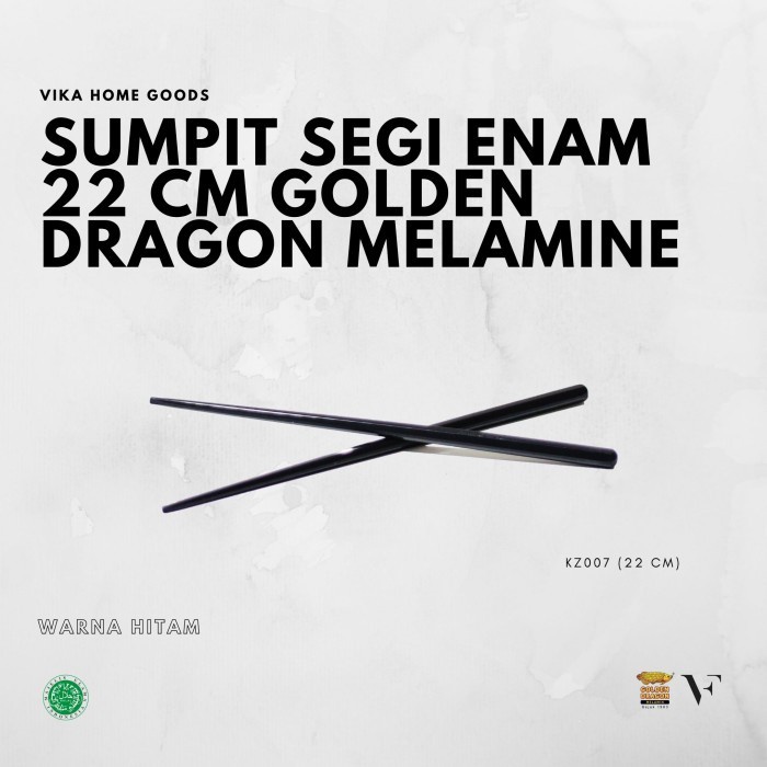 

Unik Sumpit Melamin Dragon 22 CM Sumpit Segi Enam Sumpit Hitam KZ007 Berkualitas
