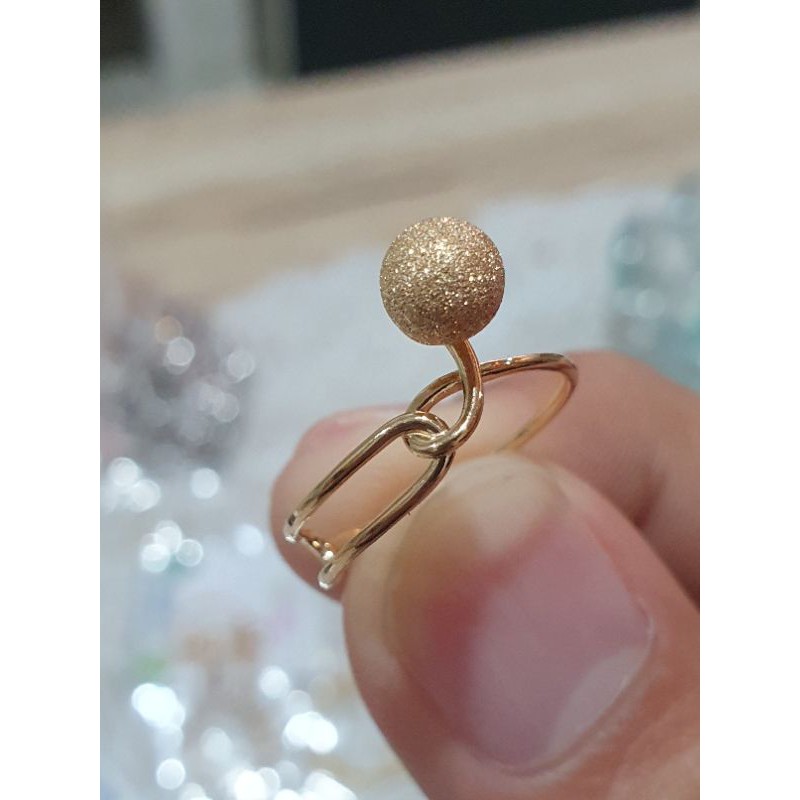 cincin emas bola dof pasir spiral