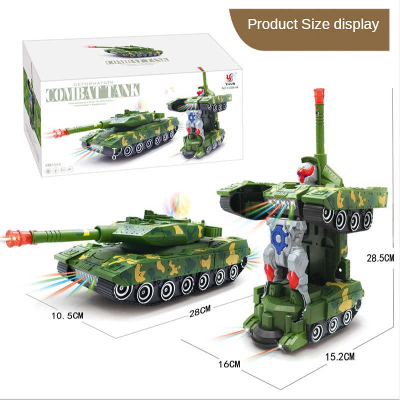 MWN Mainan Deformation Combat Tank Jadi Robot 8992