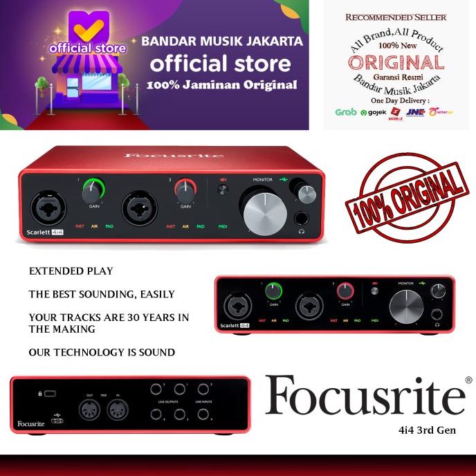 Focusrite 4i4 Soundcard Audio Interface