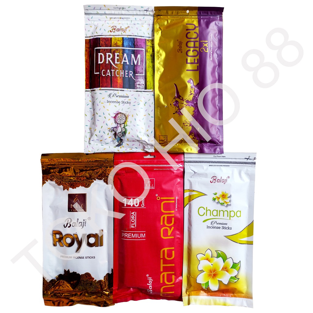 Hio Harum Dupa Wangi Aromaterapi Merk balaji Premium Natural Incense Sticks Aroma Theraphy Bagus