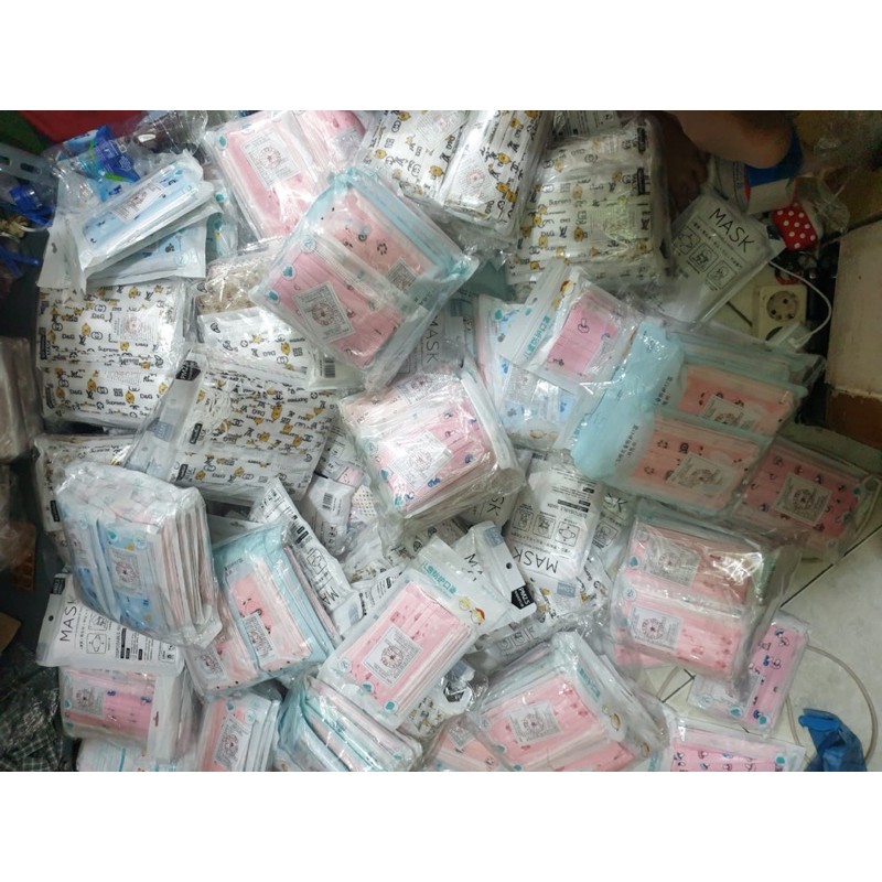 MASKER ANAK 3PLY  ISI 10pcs IMPORT