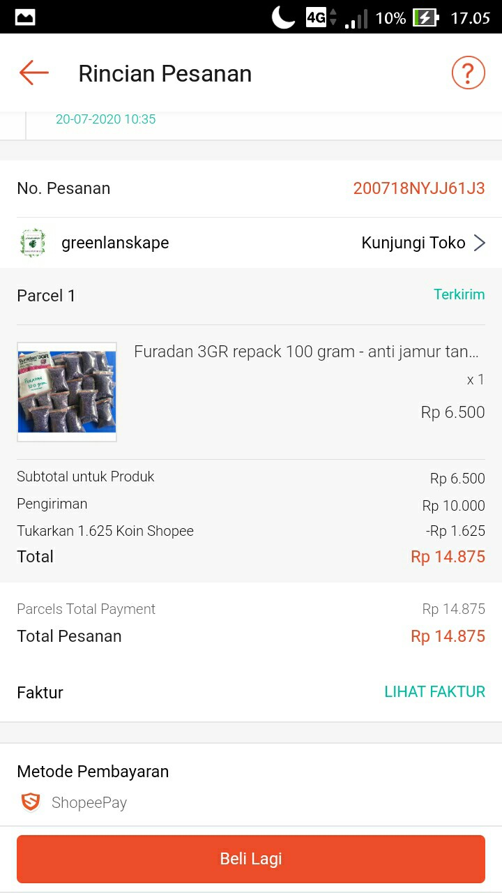 Furadan 3gr Repack 100 Gram - Anti Jamur Tanaman -fungisida Insektisida Nematisida