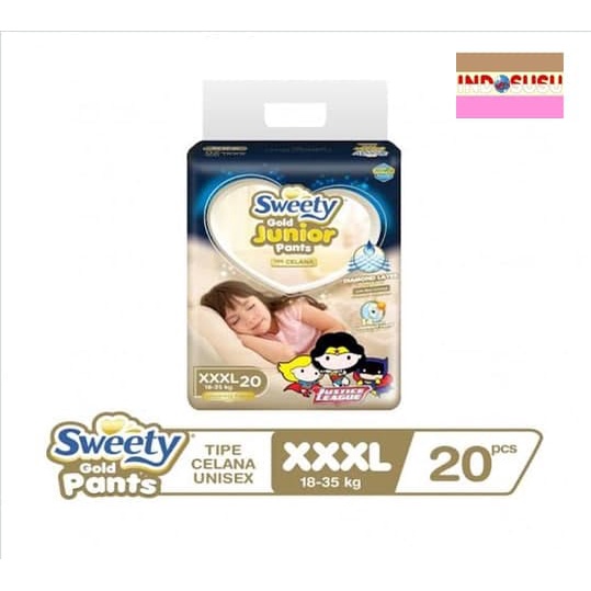 SWEETY Gold Junior Pants Popok Celana XXXL20 XXXL 20