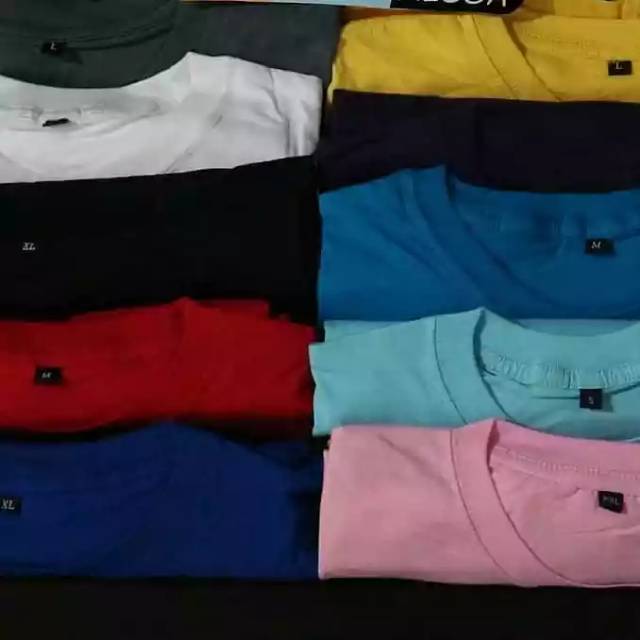 Kaos polos cotton combed 30s Kaos size jumbo