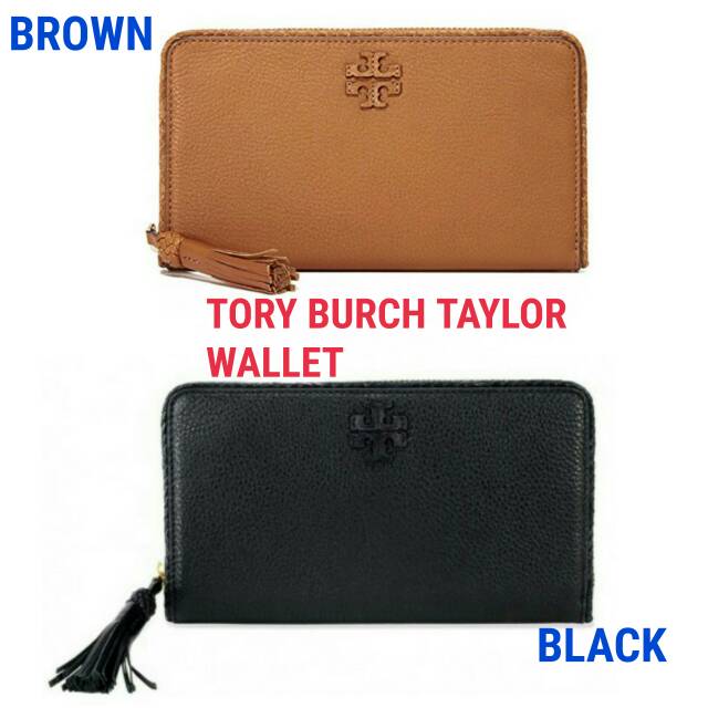 NEW Tory Burch Taylor Zip Continental Wallet Original | Dompet Authentic
