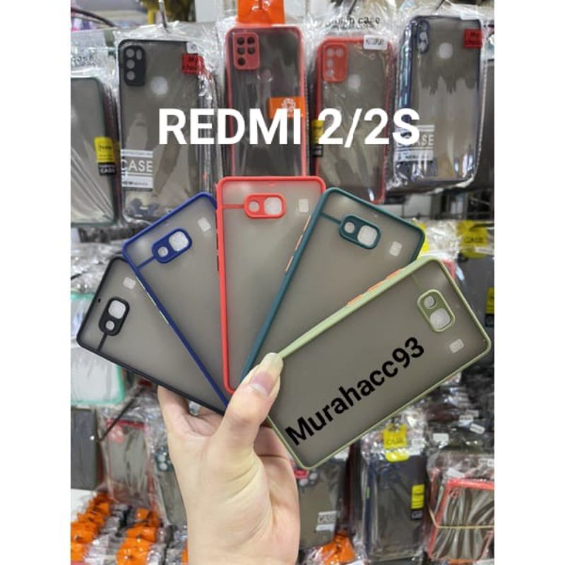 [MA] CASE BUMPER MY CHOICE XIAOMI REDMI 2 / 2S HYBRID MATTE MY CHOICE PELINDUNG CAMERA