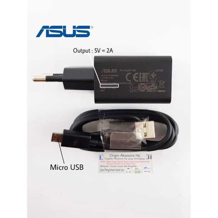 Charger CASAN HP ASUS Zenfone 2 Micro USB 2A Original charger asus ori