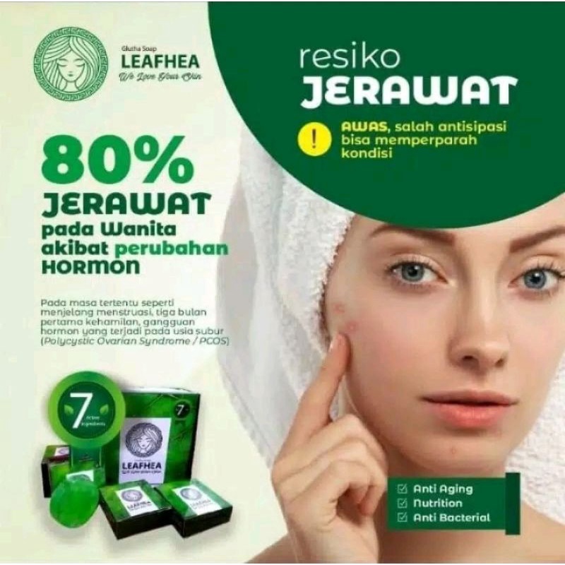 SABUN LEAFHEA/SABUN KECANTIKAN/SABUN BPOM/SABUN HERBAL/SABUN WAJAH/MEMBER RESMI LEAFHEA