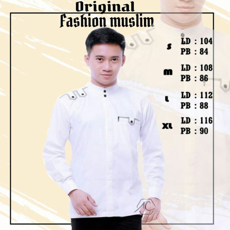 BAJU KOKO PRIA DEWASA KOKO HILWA | BAJU KOKO LENGAN PANJANG BAJU KOKO GUZ AZMI KOKO BERKUALITAS