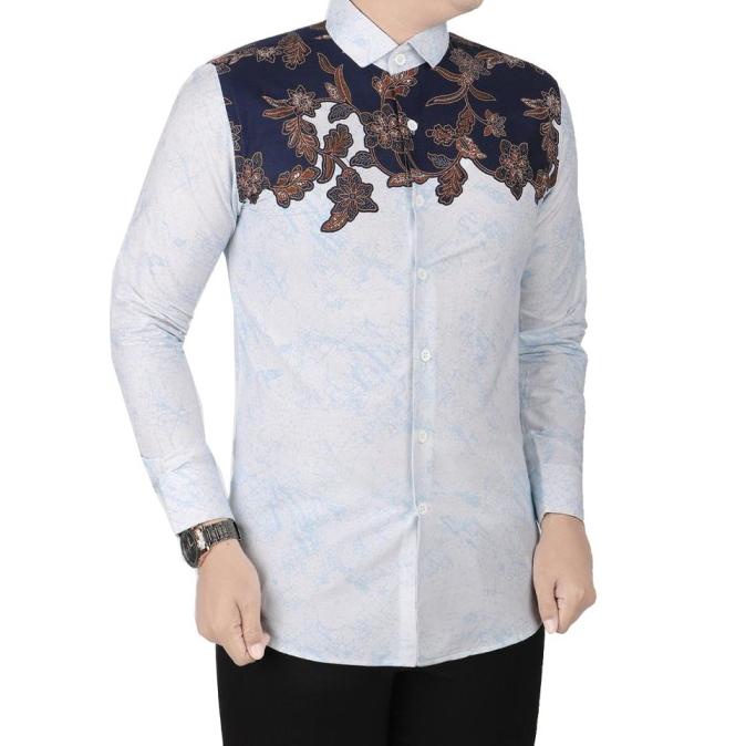 VM Kemeja Batik Slimfit Tangan Panjang B544