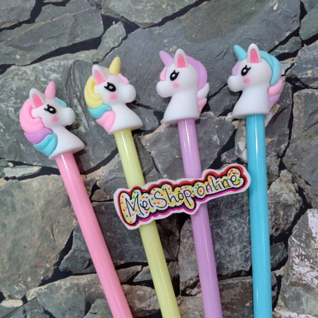 

ORDER HRS KLIPATAN 12PCS! Pulpen Beautiful Unicorn / Kuda pony