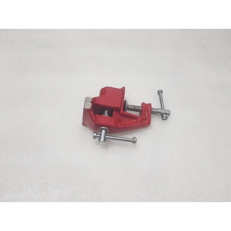 Catok meja 40mm catok crafing vice clamp mini HDT merah