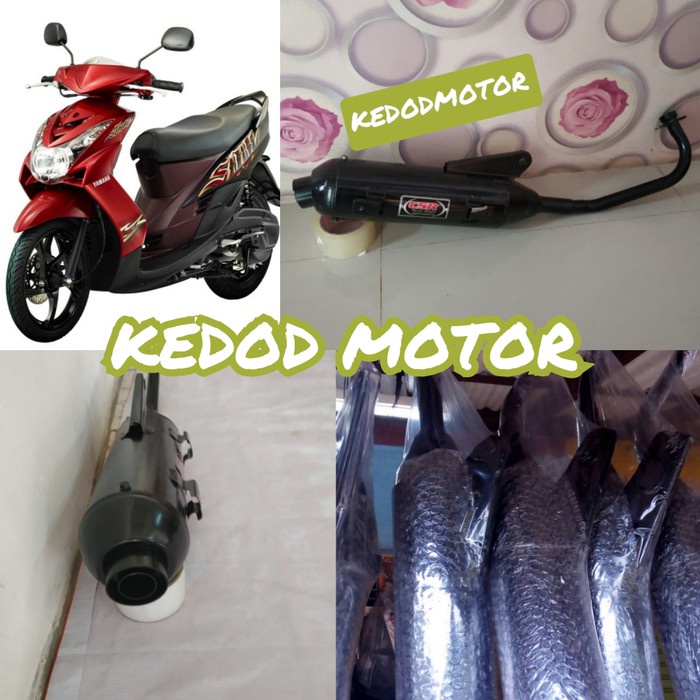 Knalpot Racing Model Standar Yamaha Mio Soul Lama Karbu