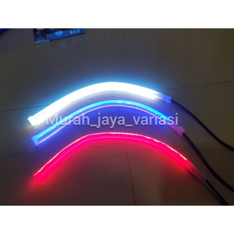 Lampu Alis Led Slim + Sein sen Running 30cm Vario 150 125 Nmax New Aerox Pcx Beat Ninja Lexi