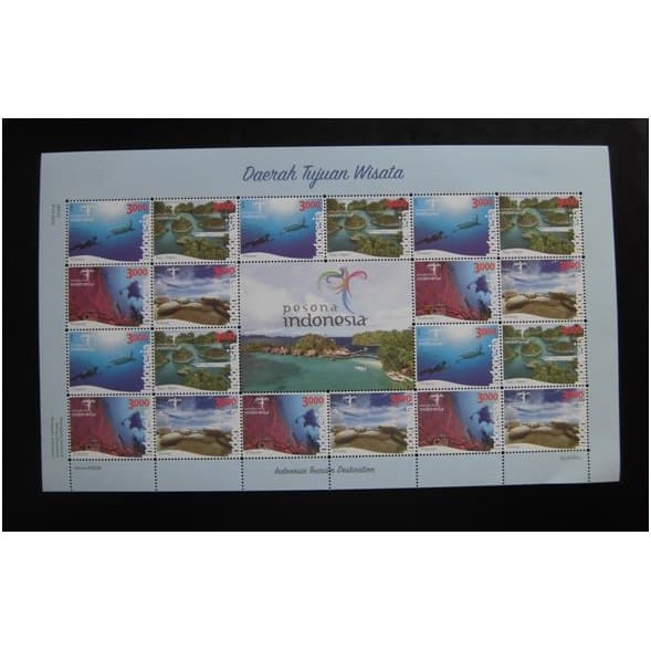 

PERANGKO DAERAH TUJUAN WISATA 2016 FULL SHEET .