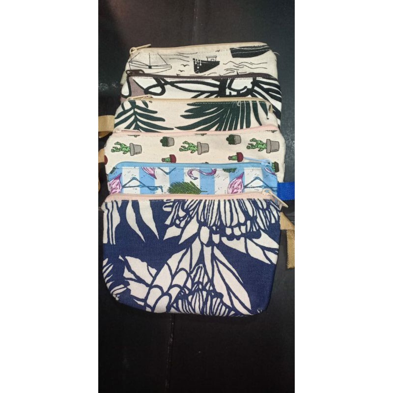 

pouch kanvas souvenir sudah bisa sablon nama