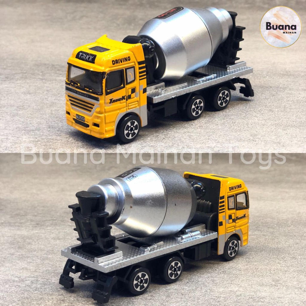 DIECAST METAL TRUCK SERIES 1:64 MAINAN MOBIL MOBILAN ANAK TRUK BEKO KONSTRUKSI