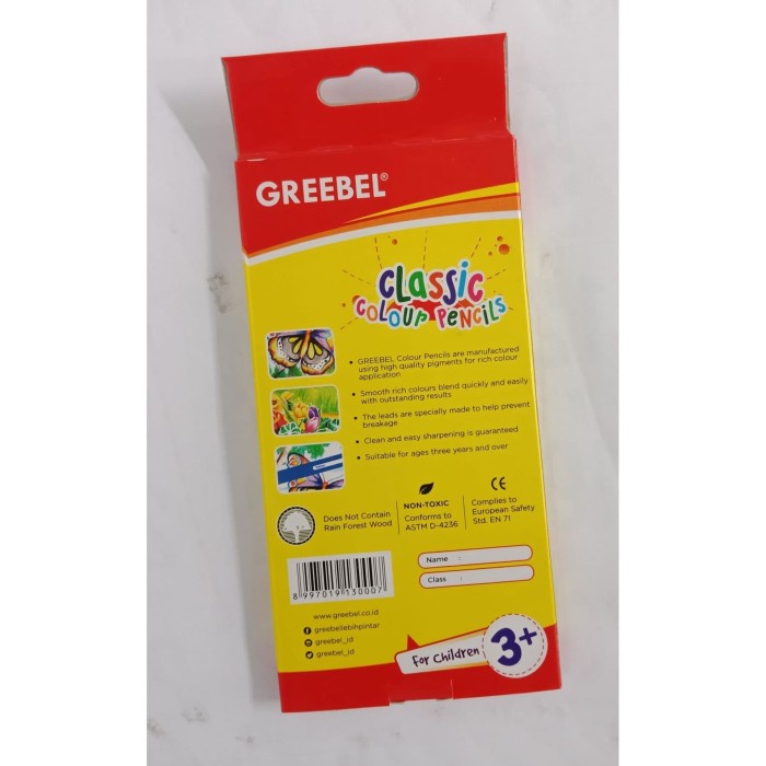 

Lucu Pensil Warna Grebel Classic 12 Pj Hemat