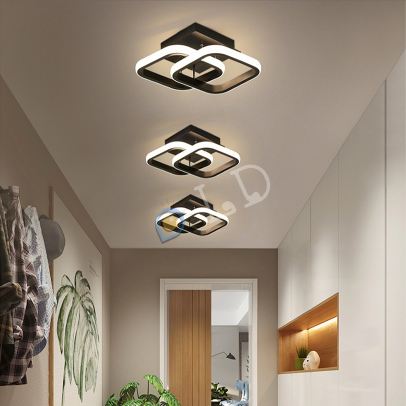 3 Colors Lampu Plafon LED Ceiling Light Lampu Hias Gantung Rumah Ruang Tamu Kamar Minimalis Tempat Lampu Plafon Ceiling Lamp