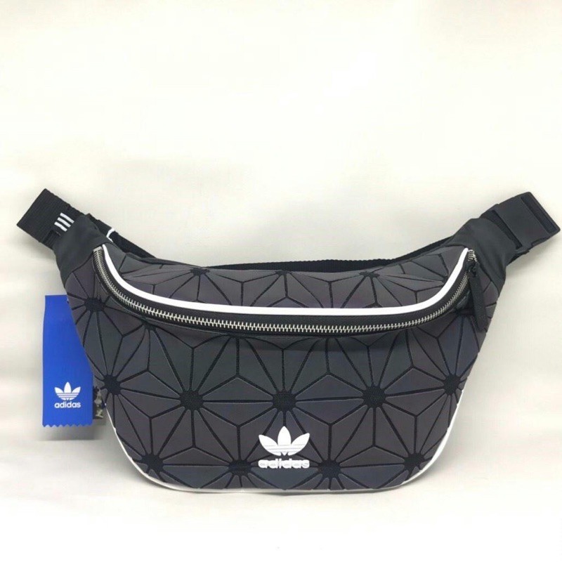 TAS PRIA ADIDAS XENO x ISSEY MIYAKE REFLECTIVE WAISTBAG PATTERN / TAS DADA / TAS SELEMPANG