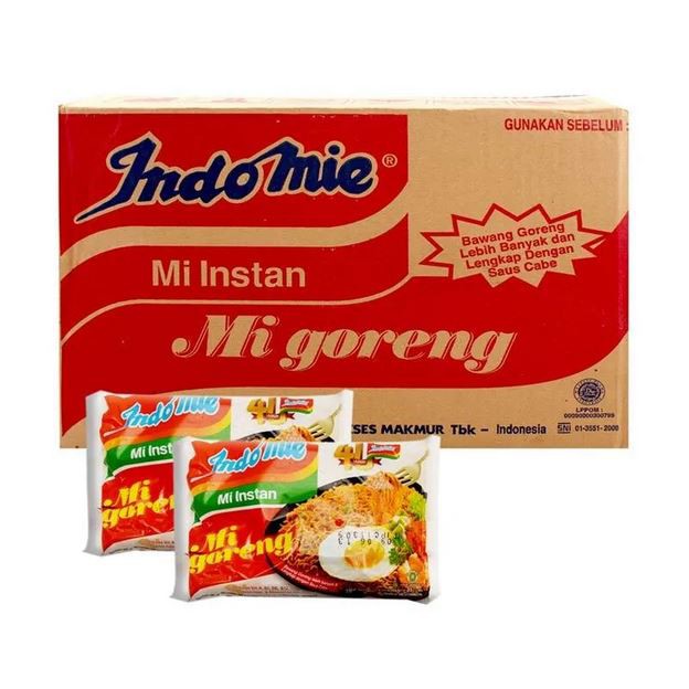 

Indomie Goreng Isi 40 Pcs ( 1 Karton )