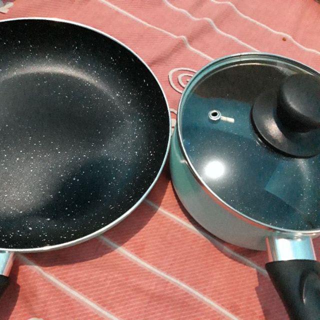 Kangoro Pan Set Of 5 Anti Lengket Free Bubble / Fry Pan Anti Lengket