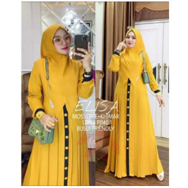 Syari Mewah Terbaru 2021 Baju Gamis Wanita Renda Mewah Muslim Remaja Gamis Modis Wanita Lebaran