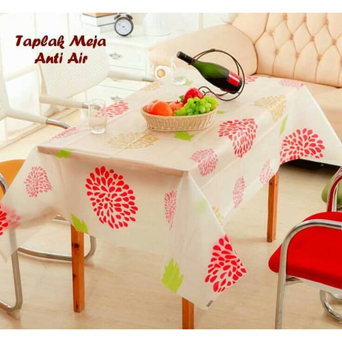 taplak meja anti air / table mate / taplak meja waterproof