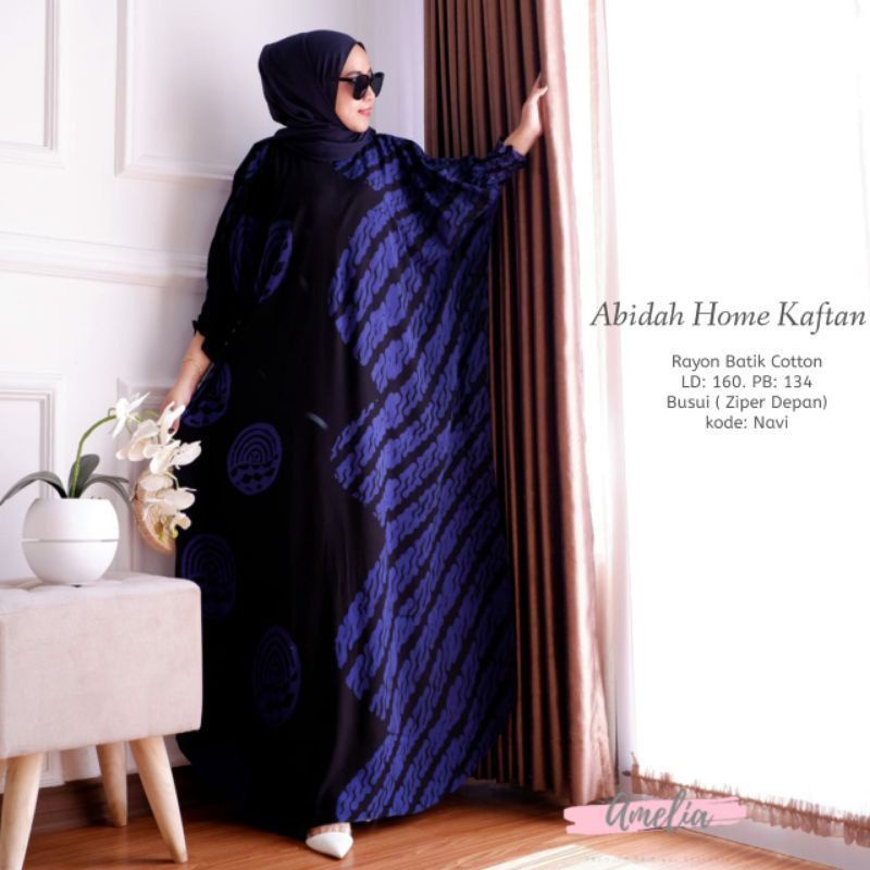 Baju gamis kaftan batik jumbo