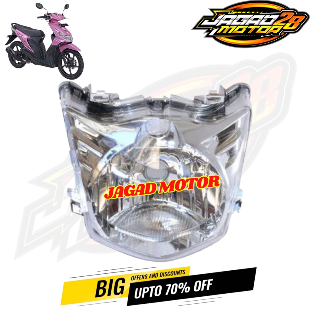 Lampu Depan Beat Karbu Th 2008 2009 2010 2011 2012 / Reflektor Lampu Depan Beat Karbu Th 2008 2009 2