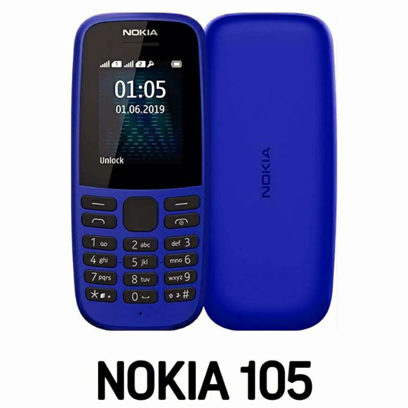 Hp Jadul Nokia 105 Jadul Model Baru-Biru