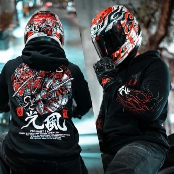 ㅱ Jaket Sweater Hoodie Prostreet Samurai V2 Hoodie Prostreet Terbaru ㄿ