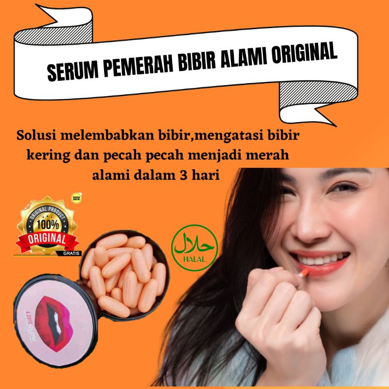 Pelembab Bibir Pemerah Bibir Pencerah Bibir Alami Permanen Terampuh