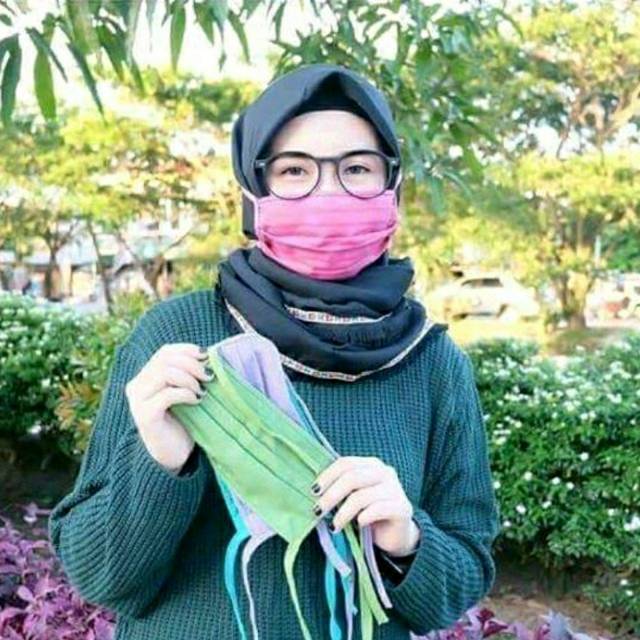 Masker Kain Bahan Katun | Cotton | Oxford Bisa dicuci Berkali-kali