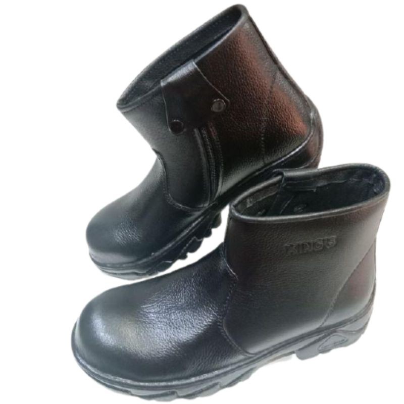 SEPATU SAFETY RESLETING BOOT KULIT ASLI