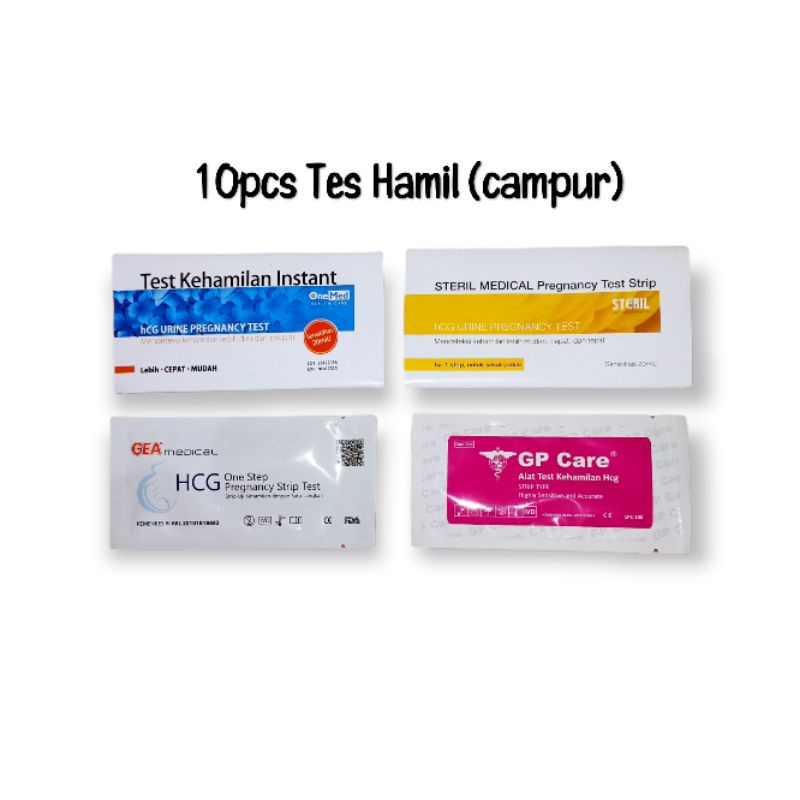 10pcs Tes Hamil Strip