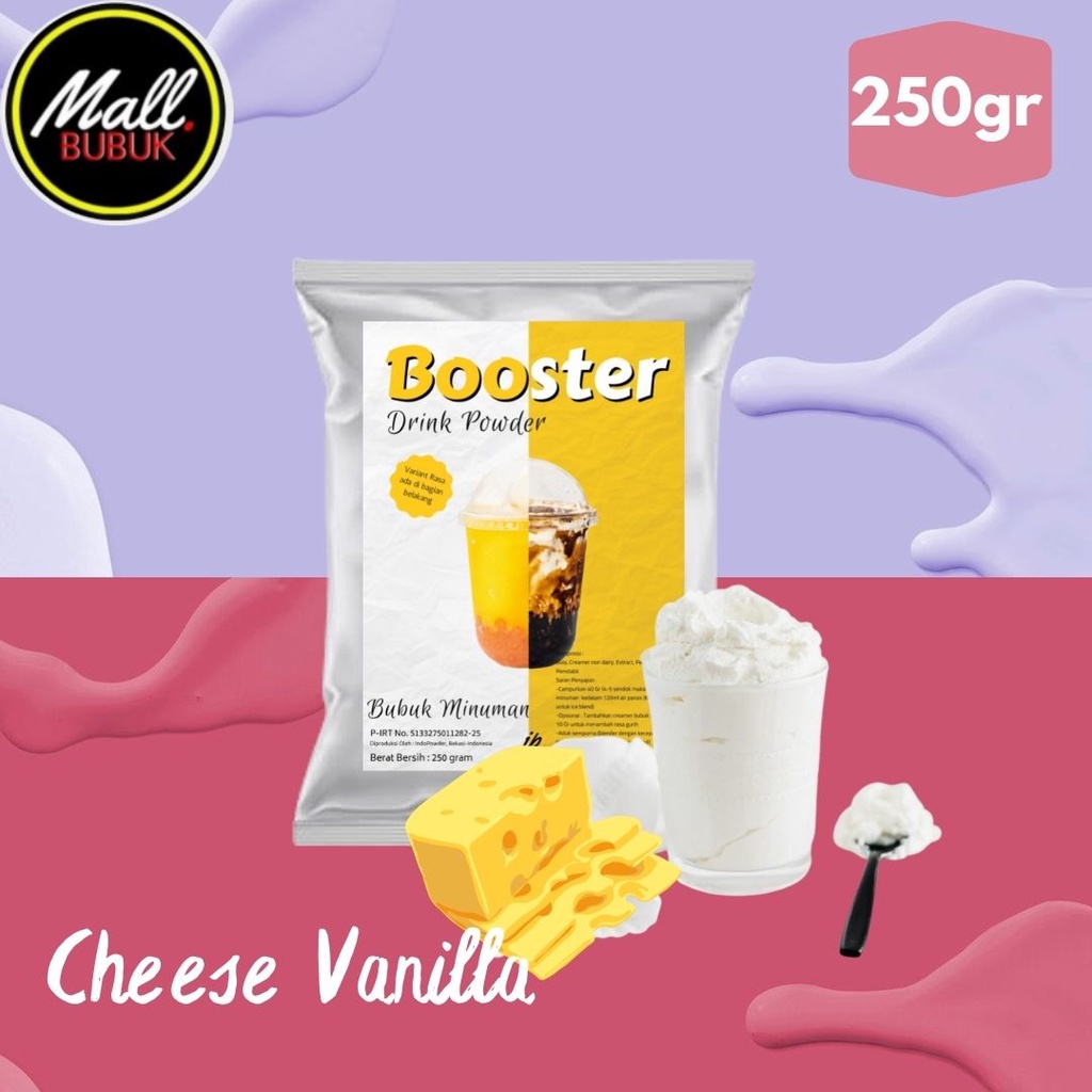 

250 GRAM - Bubuk CHEESE VANILLA 250gr - Bubuk Minuman CHEESE VANILLA 250gr
