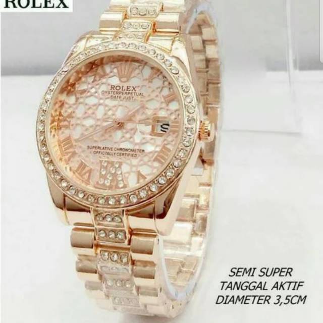 JAM TANGAN WANITA ROLEX PREMIUM
