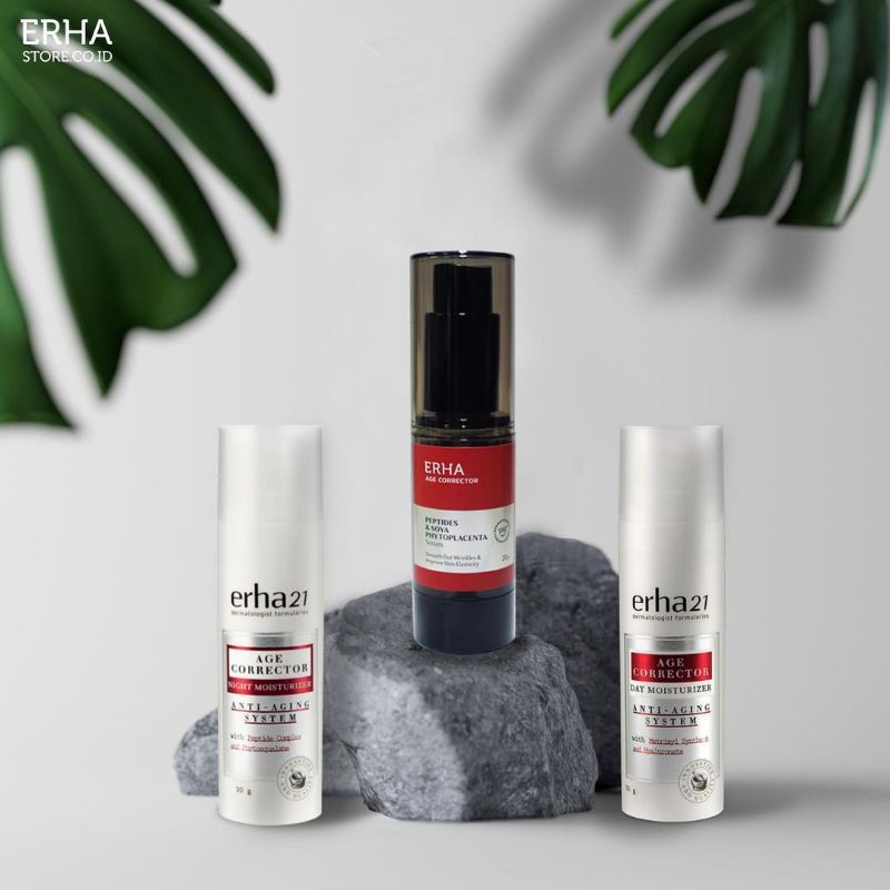 ERHA21 AGE CORRECTOR DAY MOISTURIZER 30gr / ERHA21 AGE CORRECTOR NIGHT MOISTURIZER 30gr / ERHA21