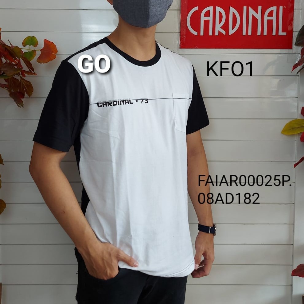 gof KFO CARDINAL FORMAL TSHIRT Pakaian Pria Atasan Kaos T-shirt Oblong Casual Original Lengan Pendek