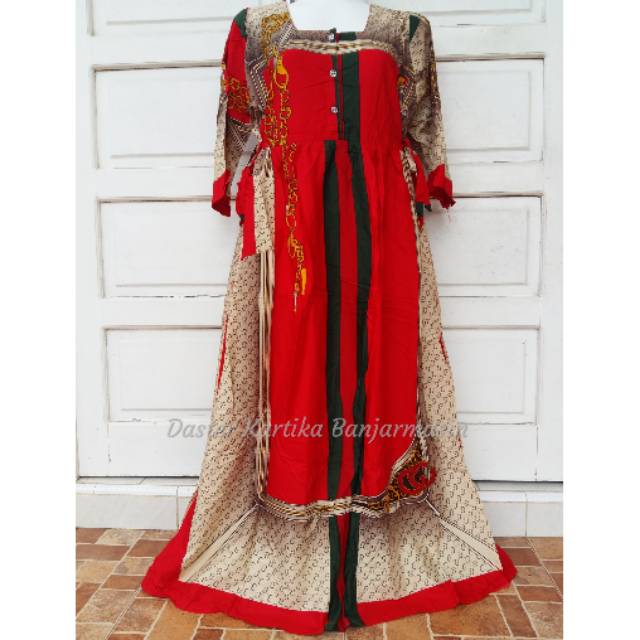 Daster Longdress Gucci 1642 Lengan 3/4 by Kartika Batik