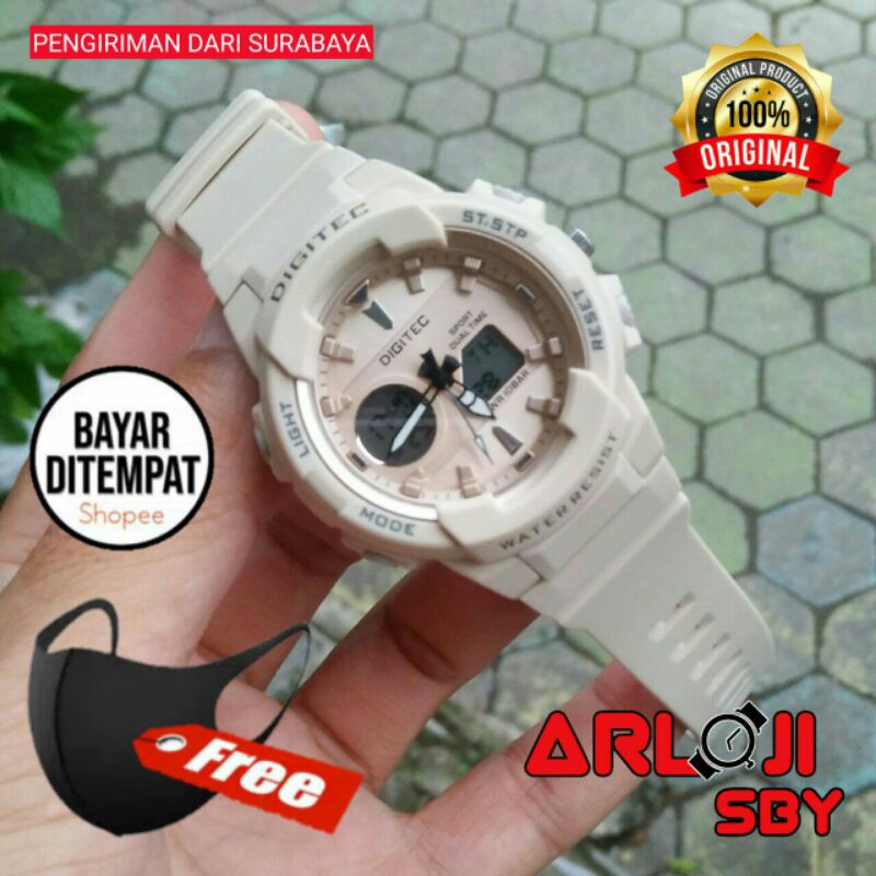 JAM TANGAN DIGITEC DBA 4130 JAM TANGAN WANITA CEWEK ORIGINAL TAHAN AIR