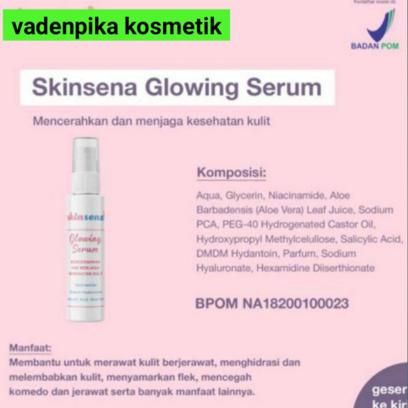 skinsena SERUM BPOM( klaten , jateng )