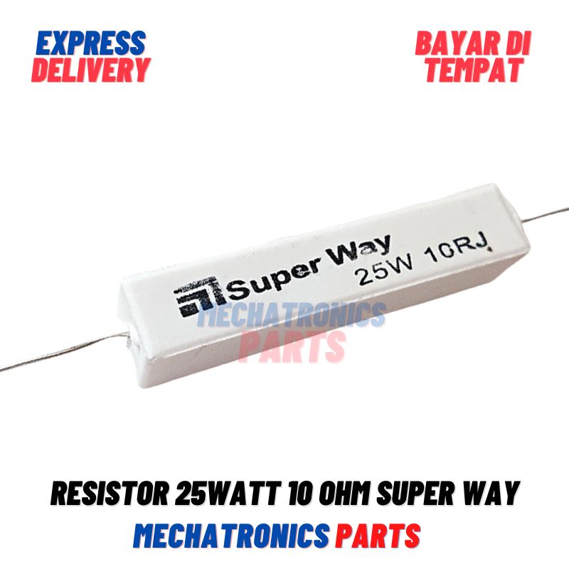 [PAS-9375] RESISTOR 25WATT 10OHM SUPER WAY